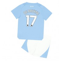 Dres Manchester City Kevin De Bruyne #17 Domaci za djecu 2023-24 Kratak Rukav (+ kratke hlače)